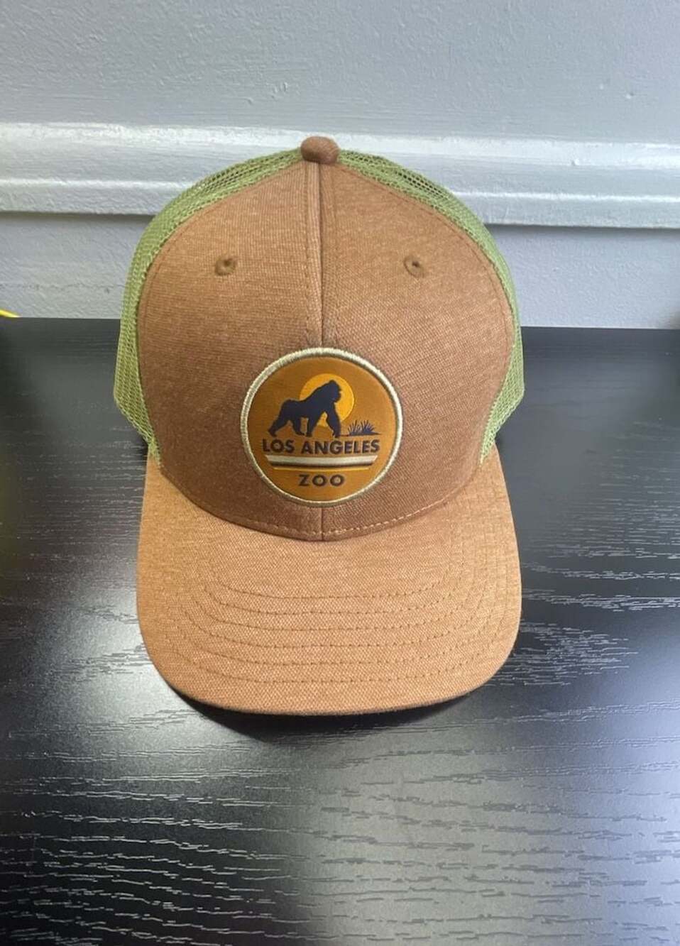 GS4 Los Angeles Zoo Trucker Hat Brown Green Snapback
